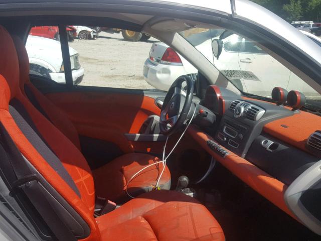 WMEEK31X28K188308 - 2008 SMART FORTWO PAS 白色 照片 5