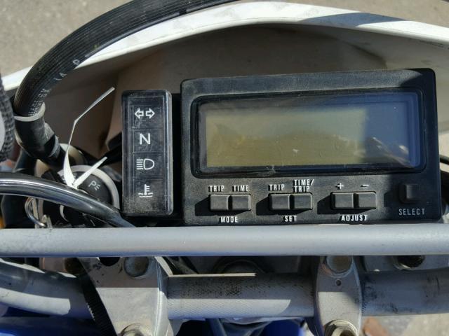 JS1SK43A252102257 - 2005 SUZUKI DR-Z400 S BLUE photo 8