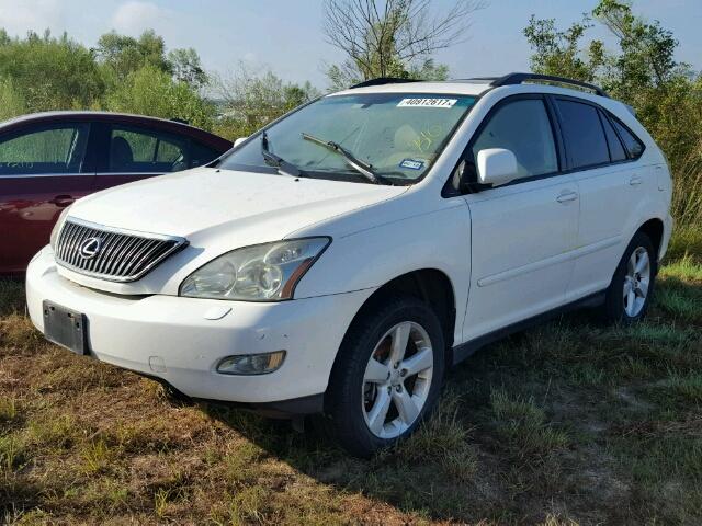 JTJGK31U570002698 - 2007 LEXUS RX 350 WHITE photo 2