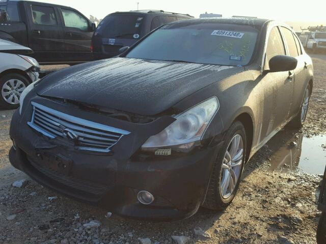 JN1DV6AP9BM604291 - 2011 INFINITI G25 BASE BLACK photo 2