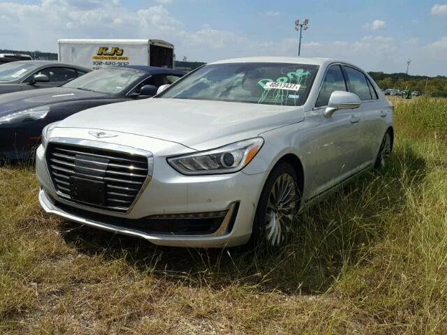 KMHG34JA8HU027211 - 2017 GENESIS G90 PREMIU SILVER photo 2