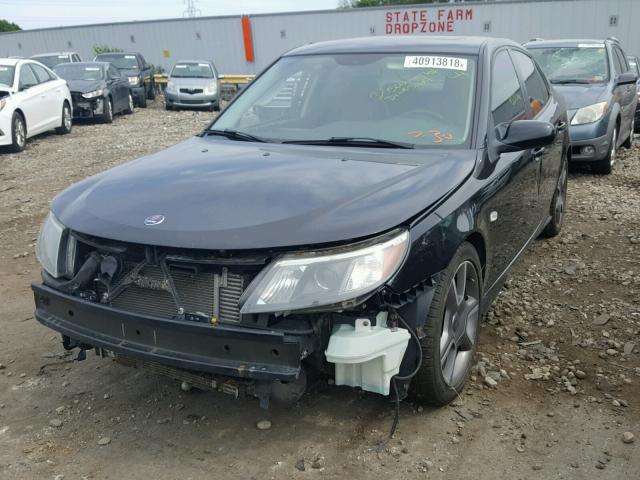 YS3FM42R881141639 - 2008 SAAB 9-3 TURBOX BLACK photo 2