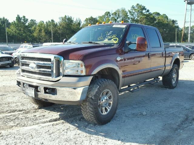 1FTSW21526EB89808 - 2006 FORD F250 BROWN photo 2