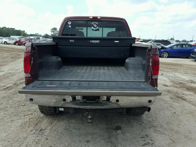 1FTSW21526EB89808 - 2006 FORD F250 BROWN photo 9