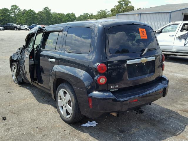 3GNDA13D57S530946 - 2007 CHEVROLET HHR LS Negro foto 3
