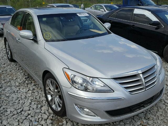 KMHGC4DD3CU194445 - 2012 HYUNDAI GENESIS SILVER photo 1