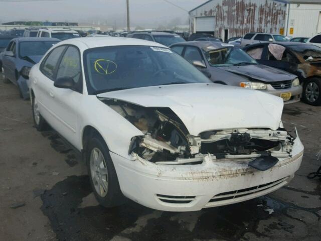 1FAFP53U17A124354 - 2007 FORD TAURUS SE WHITE photo 1