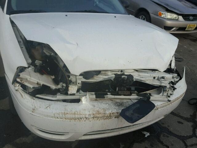 1FAFP53U17A124354 - 2007 FORD TAURUS SE WHITE photo 9