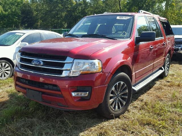 1FMJK1HT6FEF39751 - 2015 FORD EXPEDITION RED photo 2