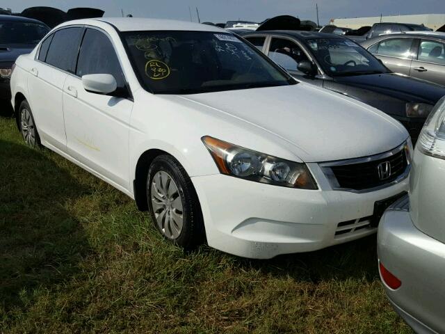 1HGCP26398A082128 - 2008 HONDA ACCORD WHITE photo 1