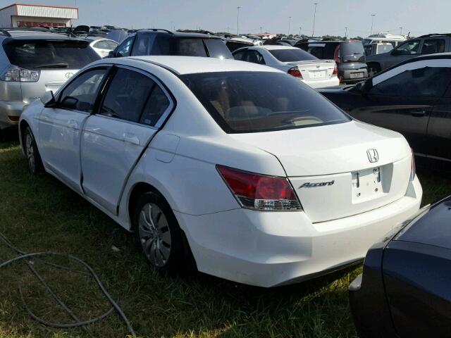 1HGCP26398A082128 - 2008 HONDA ACCORD WHITE photo 3