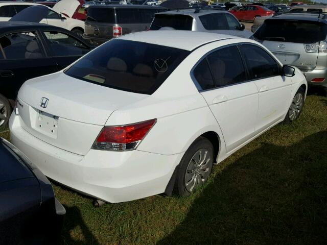 1HGCP26398A082128 - 2008 HONDA ACCORD WHITE photo 4