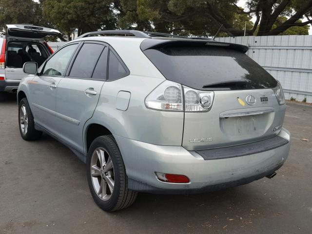 JTJGW31U072004173 - 2007 LEXUS RX 400H SILVER photo 3