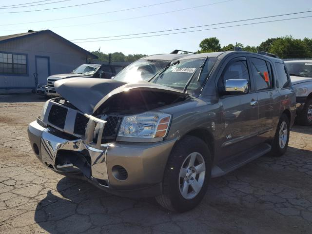 5N1BA08A17N718801 - 2007 NISSAN ARMADA SE GRAY photo 2