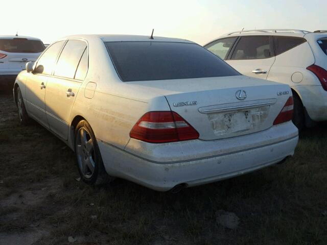 JTHBN36F065041844 - 2006 LEXUS LS 430 WHITE photo 3