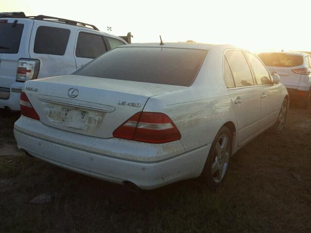 JTHBN36F065041844 - 2006 LEXUS LS 430 WHITE photo 4