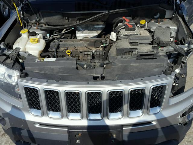 1C4NJCBA1ED774350 - 2014 JEEP COMPASS SP SILVER photo 7