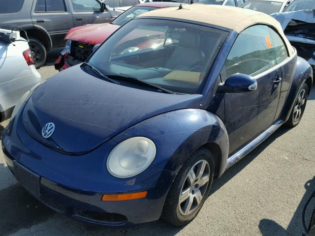3VWRF31Y46M300932 - 2006 VOLKSWAGEN NEW BEETLE 蓝色 照片 2