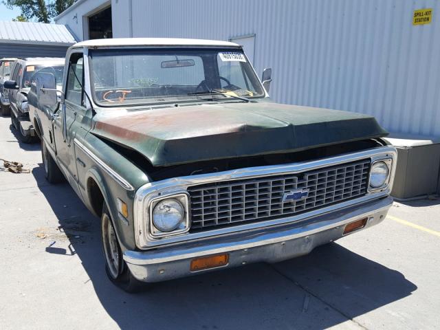 CE241Z647346 - 1971 CHEVROLET C20 GREEN photo 1