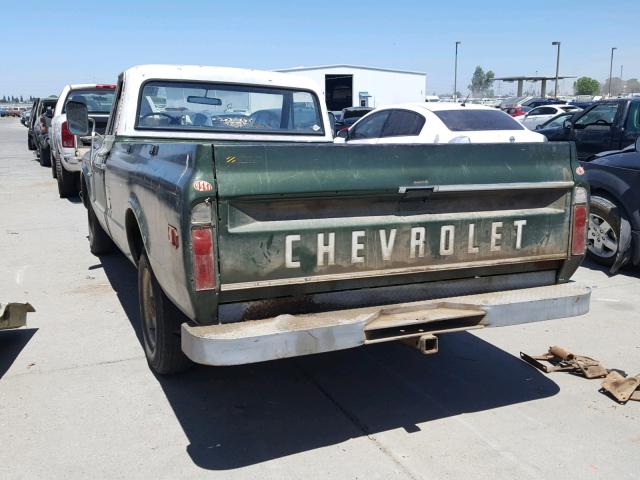 CE241Z647346 - 1971 CHEVROLET C20 GREEN photo 3