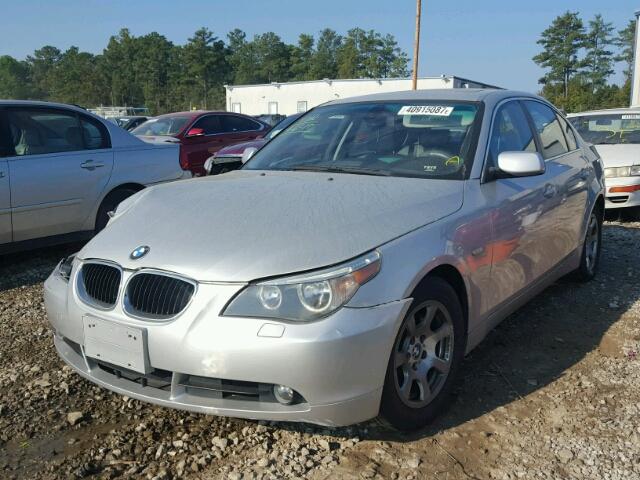 WBANA53534B848808 - 2004 BMW 525 SILVER photo 2