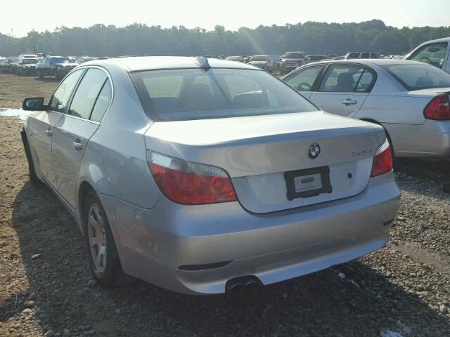 WBANA53534B848808 - 2004 BMW 525 SILVER photo 3