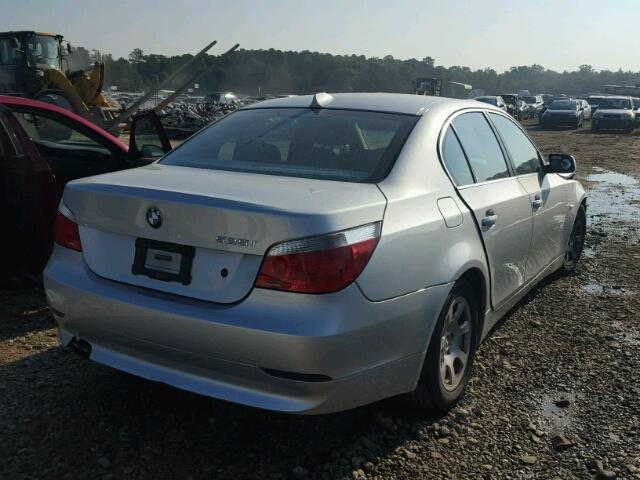 WBANA53534B848808 - 2004 BMW 525 SILVER photo 4