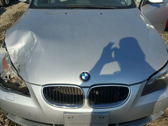 WBANA53534B848808 - 2004 BMW 525 SILVER photo 7
