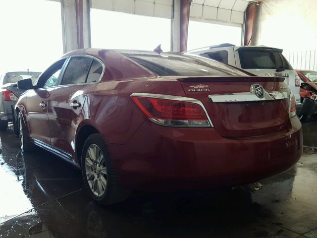 1G4GD5GR1CF269271 - 2012 BUICK LACROSSE P MAROON photo 3