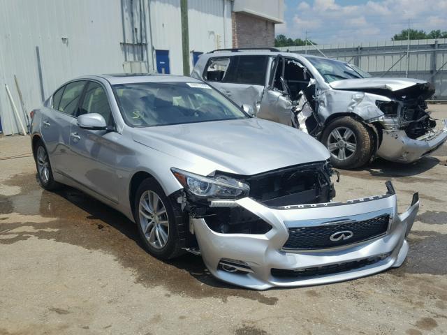 JN1EV7AP5HM735527 - 2017 INFINITI Q50 PREMIU SILVER photo 1