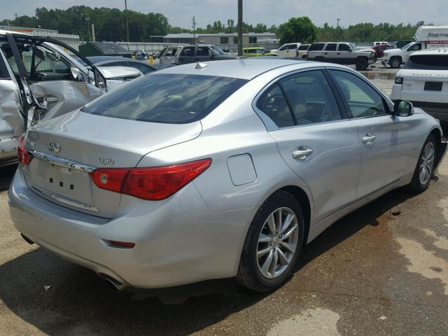 JN1EV7AP5HM735527 - 2017 INFINITI Q50 PREMIU SILVER photo 4