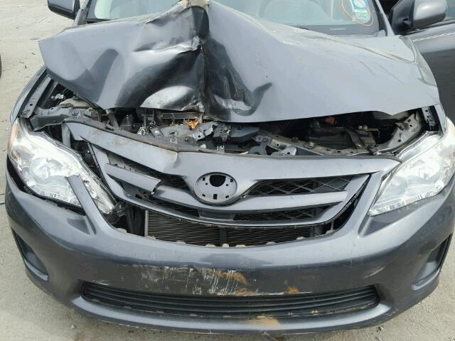 2T1BU4EE2BC647629 - 2011 TOYOTA COROLLA BA CHARCOAL photo 7
