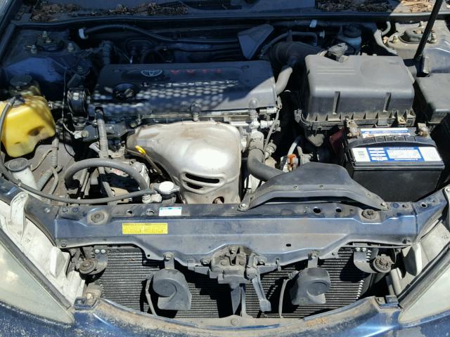 JTDBE32K020036557 - 2002 TOYOTA CAMRY LE ლურჯი ფოტო 7