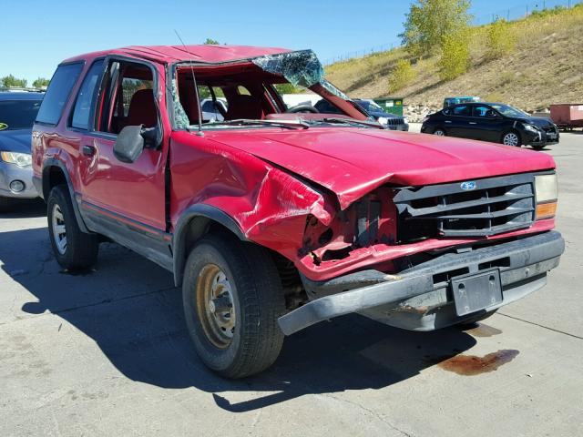 1FMCU24X3MUD64735 - 1991 FORD EXPLORER RED photo 1