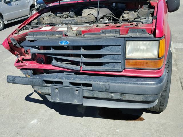 1FMCU24X3MUD64735 - 1991 FORD EXPLORER RED photo 7