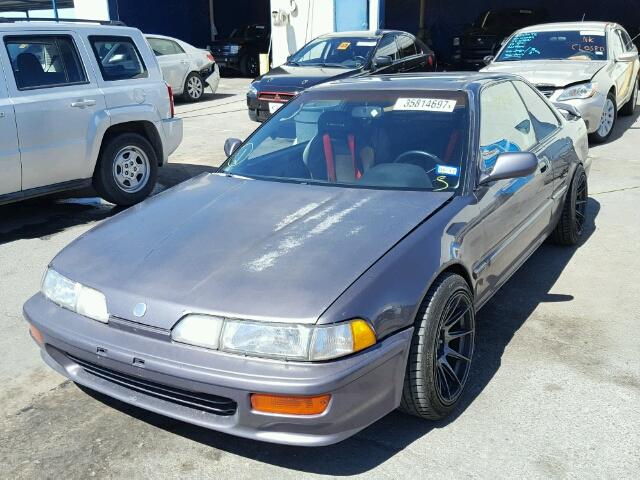 JH4DA9350PS003889 - 1993 ACURA INTEGRA LS GRAY photo 2