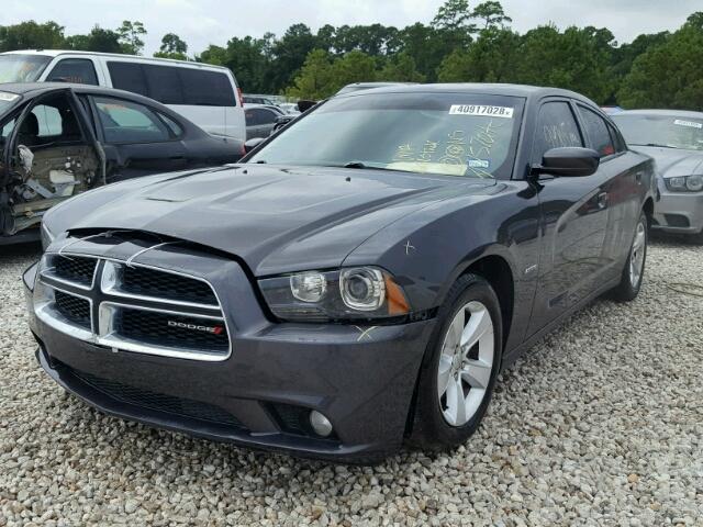 2C3CDXCT8DH565313 - 2013 DODGE CHARGER R/ CHARCOAL photo 2