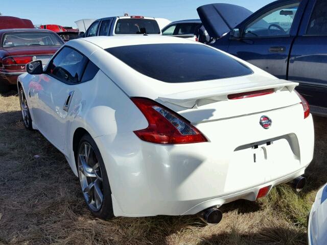 JN1AZ4EH5FM443104 - 2015 NISSAN 370Z WHITE photo 3