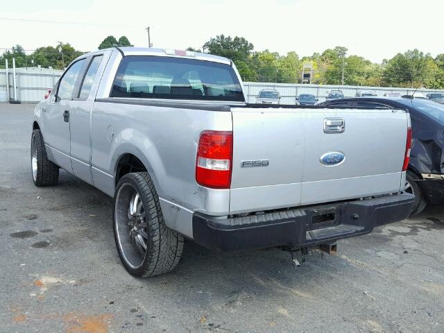 1FTPX12V36KC87999 - 2006 FORD F150 SILVER photo 3