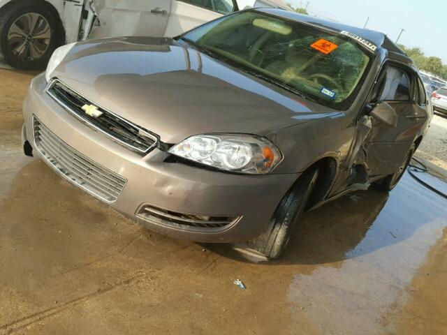 2G1WT58K279386546 - 2007 CHEVROLET IMPALA LT TAN photo 2