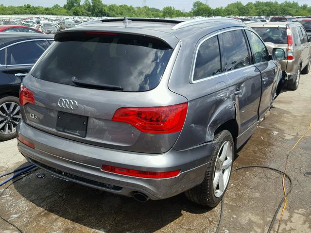 WA1DGAFE2CD009506 - 2012 AUDI Q7 PRESTIG GRAY photo 4