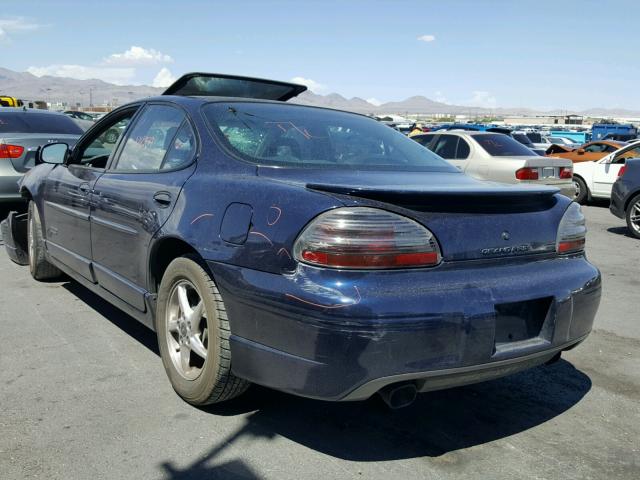 1G2WR52121F116788 - 2001 PONTIAC GRAND PRIX ლურჯი ფოტო 3