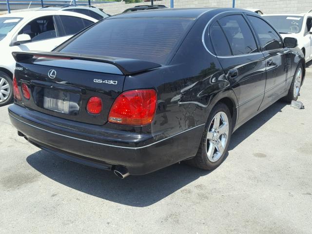 JT8BL69S310002137 - 2001 LEXUS GS 430 BLACK photo 4