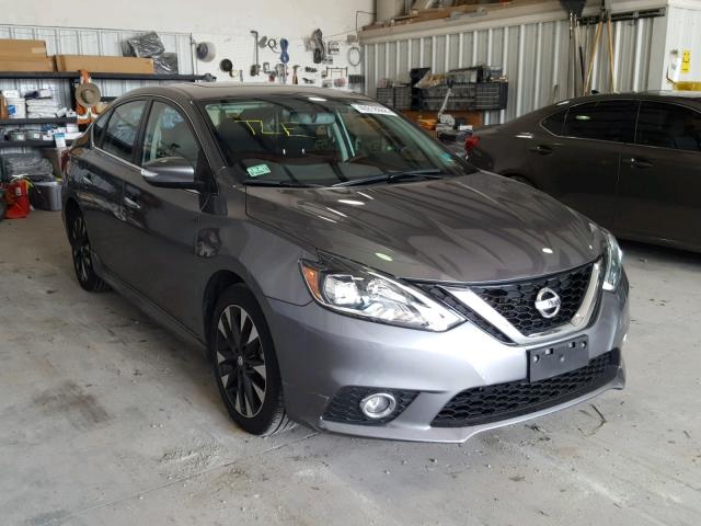 3N1CB7AP0HY329037 - 2017 NISSAN SENTRA SR SILVER photo 1