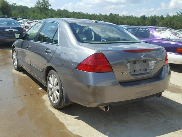 1HGCM66846A057355 - 2006 HONDA ACCORD EX GRAY photo 3