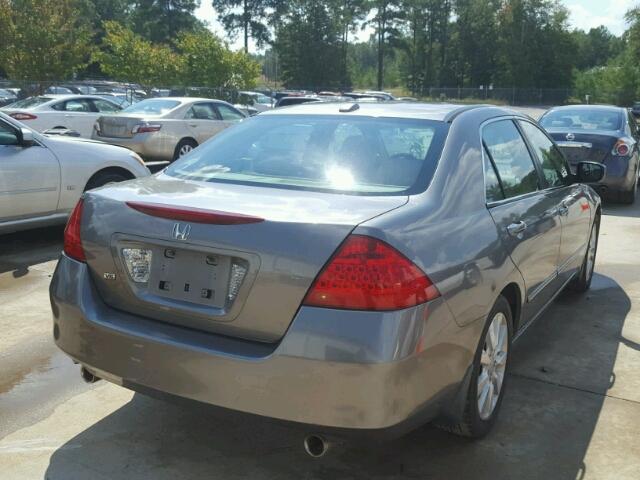 1HGCM66846A057355 - 2006 HONDA ACCORD EX GRAY photo 4