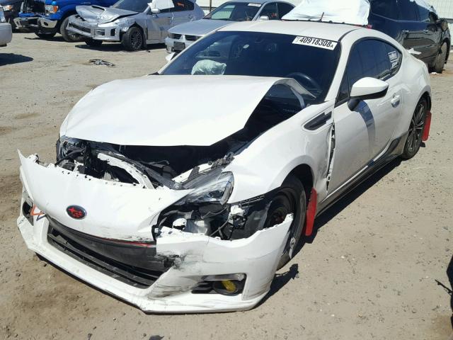 JF1ZCAC16D1612122 - 2013 SUBARU BRZ 2.0 LI WHITE photo 2