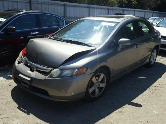 1HGFA16826L078914 - 2006 HONDA CIVIC EX 灰色 照片 2