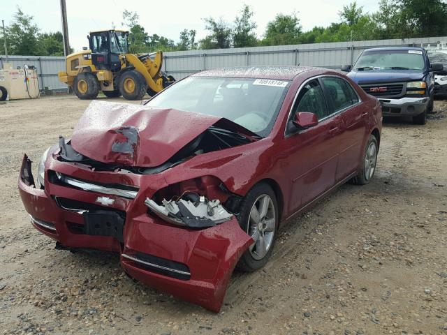 1G1ZC5E19BF232361 - 2011 CHEVROLET MALIBU 1LT მუქწითელი ფოტო 2