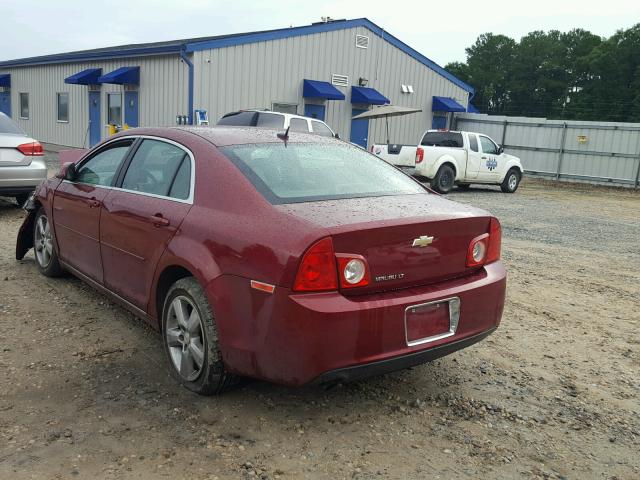 1G1ZC5E19BF232361 - 2011 CHEVROLET MALIBU 1LT მუქწითელი ფოტო 3